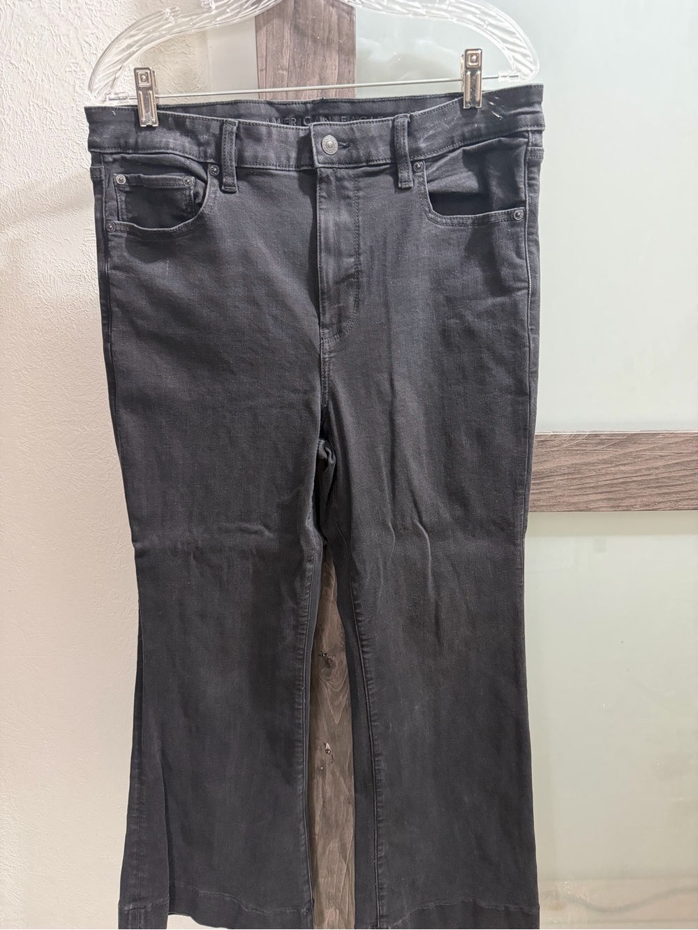 American Eagle Outfitters Black flare Jeans